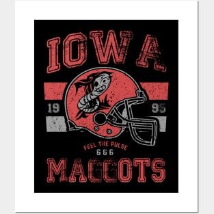 IOWA MAGGOTS (BLACK) Posters and Art